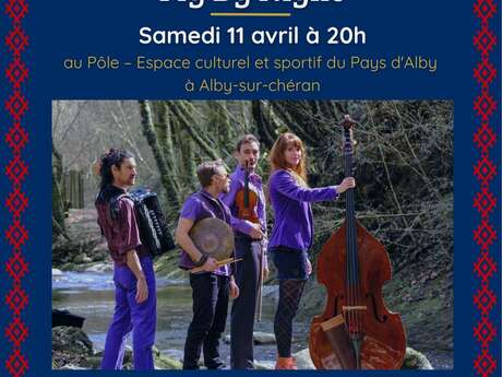 Concert Chœur Aquilla & Quatuor Fly by night