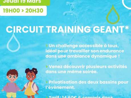 Giant circuit training at Aquaré