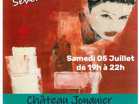 Schilderijententoonstelling in Château Jonquier