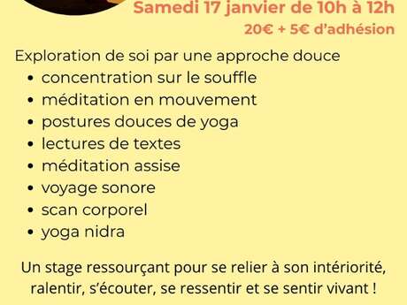 Stage YOGA * ÉVEIL SENSORIEL