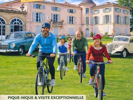 Balade à Vélo et Visite du Chateau d'Alphéran à Puyricard et de l'Exposition de véhicules d'époque