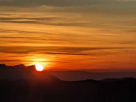 Soleil couchant et vin chaud