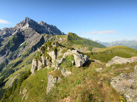 Parcours trail 55 rouge - Boucle Troistorrents Vallerette