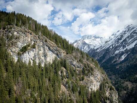 Falaise d'escalade de Bionnassay