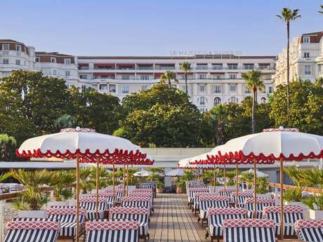 Ciro's Cannes, Private beach of Majestic