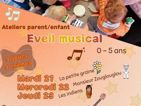 Ateliers parent/enfant Eveil musical