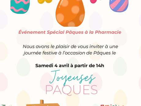 Evénement spécial Pâques à la pharmacie Pizzitola