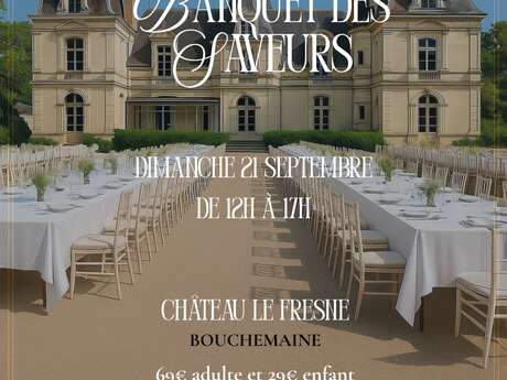 Banquet des saveurs au Château du Fresne