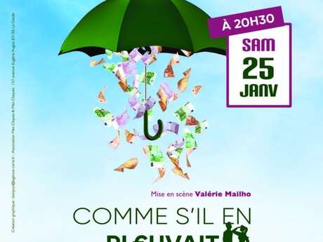 Théâtre "Comme s'il en pleuvait" de Sébastien Thiéry