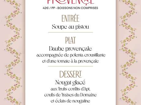 Soirées Provençales - Domaine Les Davids