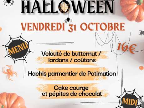 Menu Halloween au Templier