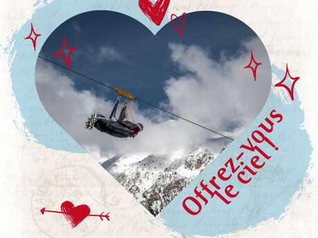 Tyrolienne Saint Valentin