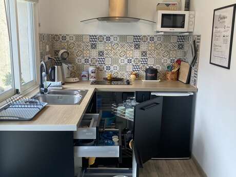 Studio en campagne avec bain nordique et massage