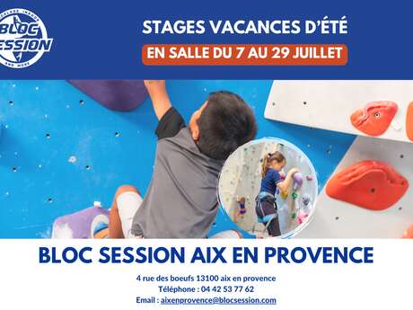 Stage d'escalade Bloc Session