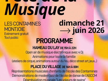 Fête de la musique aux Contamines !