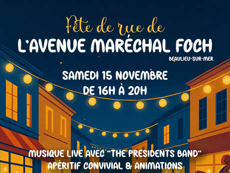 Festa di strada in Avenue Maréchal Foch