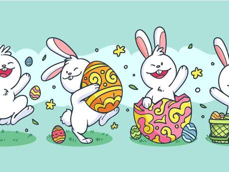Chasse aux oeufs de Pâques à Bondoufle