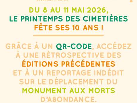 Le Printemps des Cimetières is celebrating its 10th anniversary!