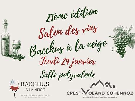 21ème Salon des Vins Bacchus à la Neige
