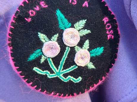 Atelier broche brodée avec Johanna Charitopoulos