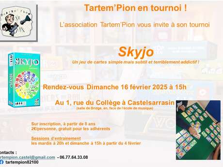 Tournoi de jeu de société Skyjo