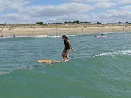 Private surf lessons with Papaï paddle