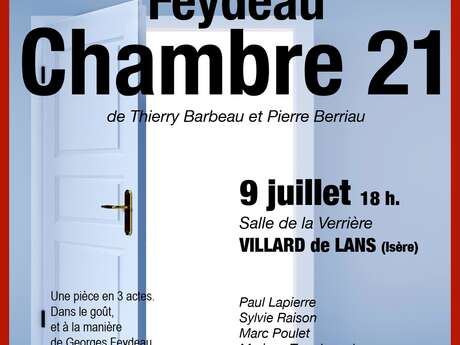 Festival des Planches - Feydeau, chambre 21