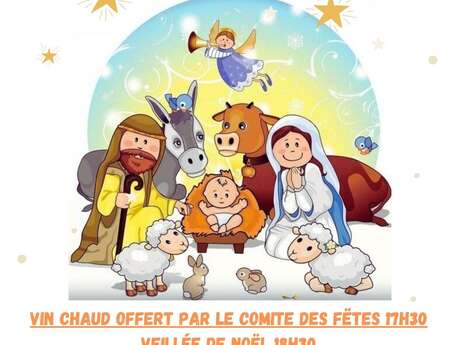 Veillée de Noël avec crèche vivante Le 24 déc 2024