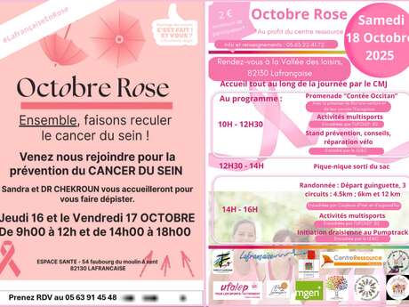Octobre Rose à Lafrançaise