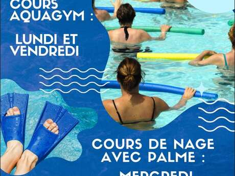 Corsi di acquagym e nuoto con pinne