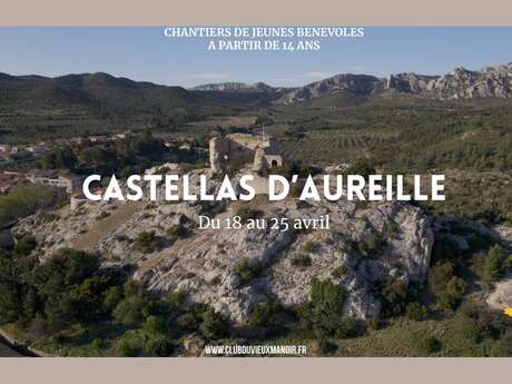 Chantiers patrimoine de jeunes bénévoles : Le castellas d'Aureille