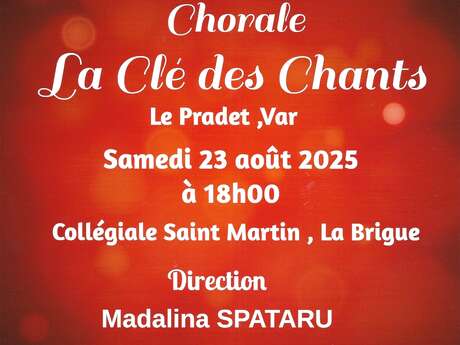 Concert chorale La cle des chants Le pradet