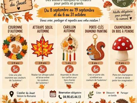 Creative Workshops - l'Atelier du Jouet