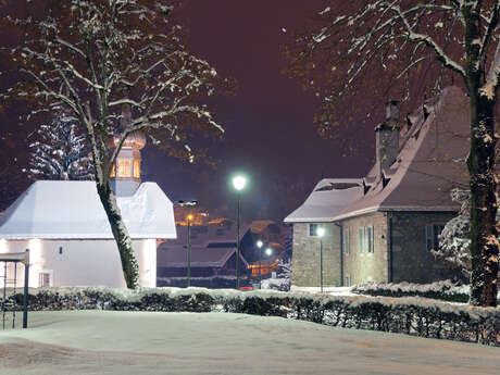 Walking itinerary : Le Bérouze-Mathonex-Vigny in winter