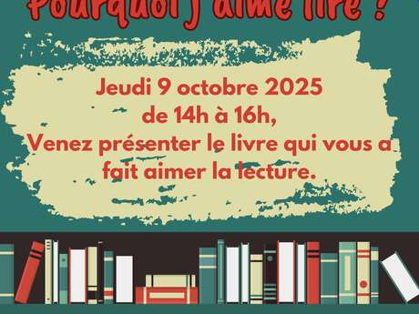 "Pourquoi j'aime lire ?" à la Médiathèque de Valdeblore