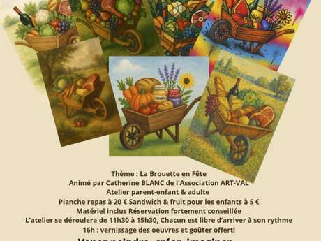 Apéro - peinture des 1 an de la brouette gourmande