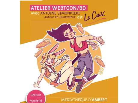Atelier - Webtoon / BD - Antoine Simonpieri, auteur-illustrateur