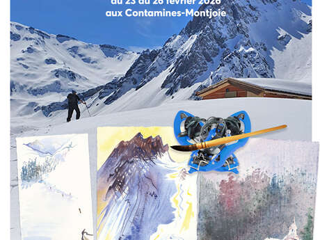 Carnets de neige : stage d'aquarelle dans les montagnes des Contamines-Montjoie