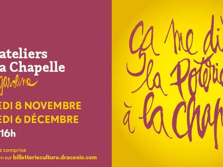 Les ateliers poterie de la Chapelle avec Gasoline Les ateliers poterie de la Chapelle avec Gasoline