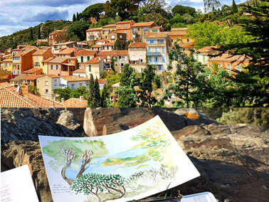 Carnet de voyage dans le village de Bormes les Mimosas