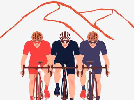 Arrivée de la course cycliste "Souvenir Virgile Barel" Nice-Saorge