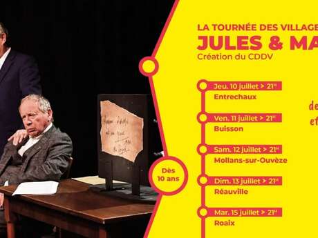 Jules et Marcel" show - Centre Dramatique des Villages Jules et Marcel" show - Centre Dramatique des Villages