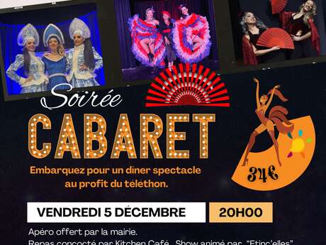 Velada de cabaret a beneficio del Teletón