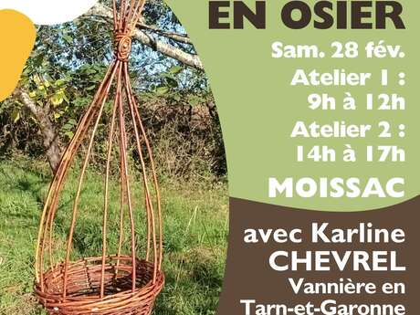 Atelier | Floral Wicker Hanging