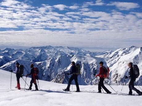 Raquettes à neige "Descente de Bonascre" avec le Bureau des Guides