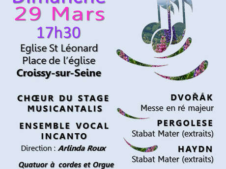 Concert Messe en ré majeur de Dvořák