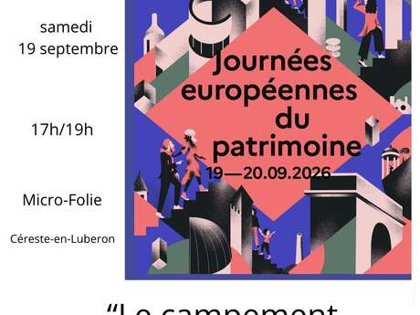 Journées du patrimoine - Conférence au micro-folie de Céreste