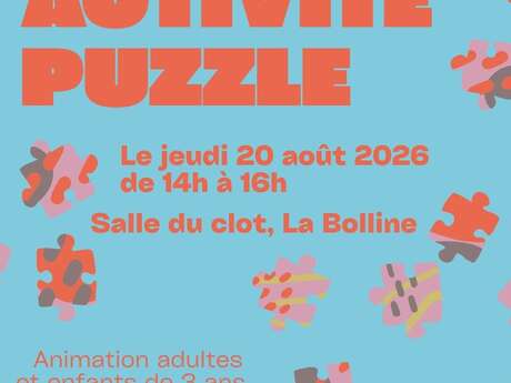 Puzzle à la Médiathèque de Valdeblore