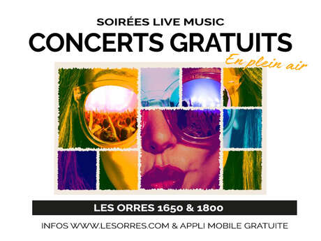 Concerts gratuits - Soirées live music