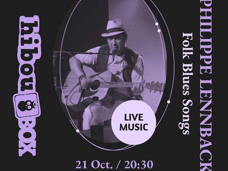 Concert Philippe Lennback solo Folk Blues Songs